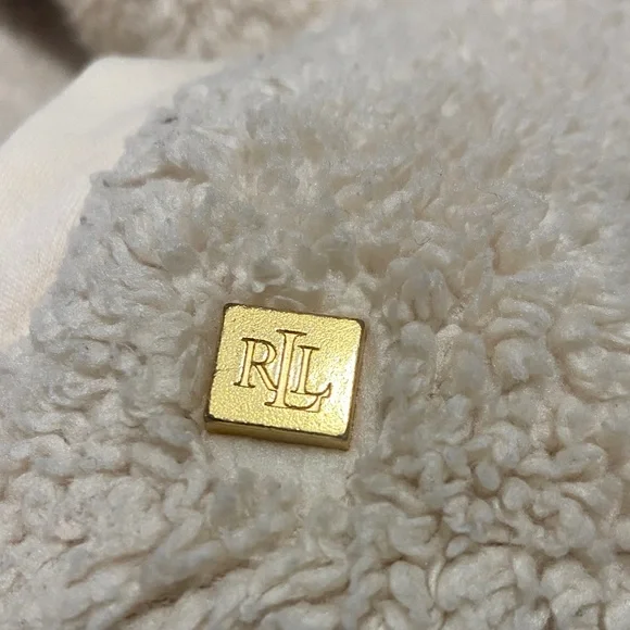 Ralph Lauren Beige Sherpa Sweater - Picture 3 of 7